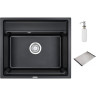 Кухонная мойка GRANULA KITCHEN SPACE KS-6003 черный 6003 CHEPHYII